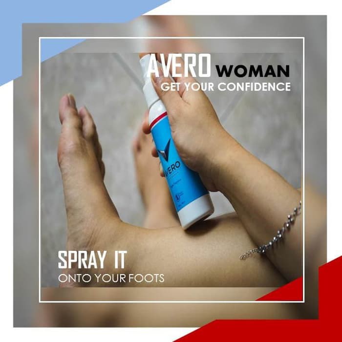 Deodorant Penghilang Bau Kaki Ampuh Avero Paket 3 Botol Averowoman