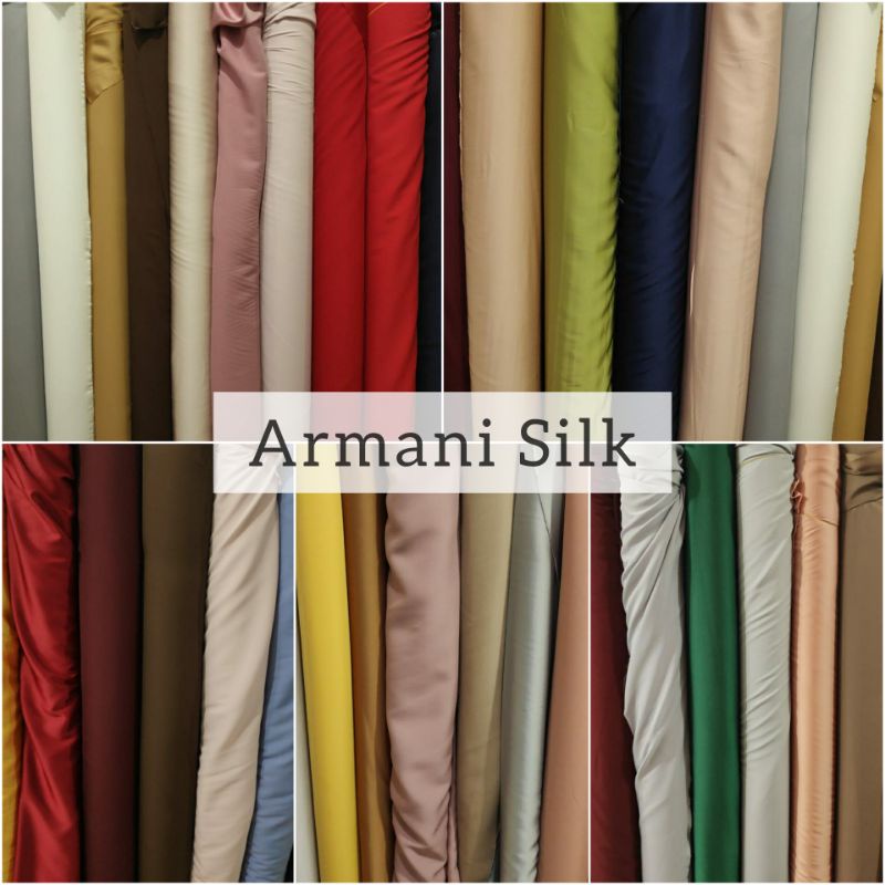 Kain Armani Silk Sutra Satin