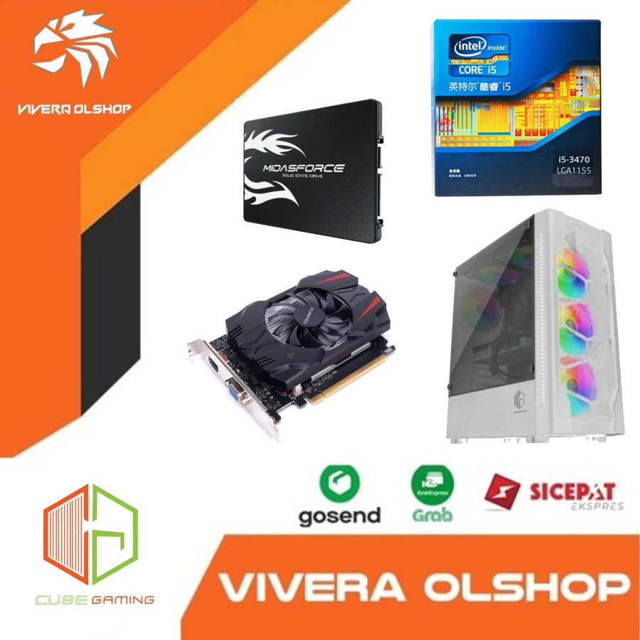 PC GAMING i5-3470-SSD 128-VGA 1030 MUANTULLLL