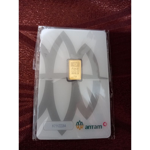 Logam Mulia Antam Emas Murni 1 gram