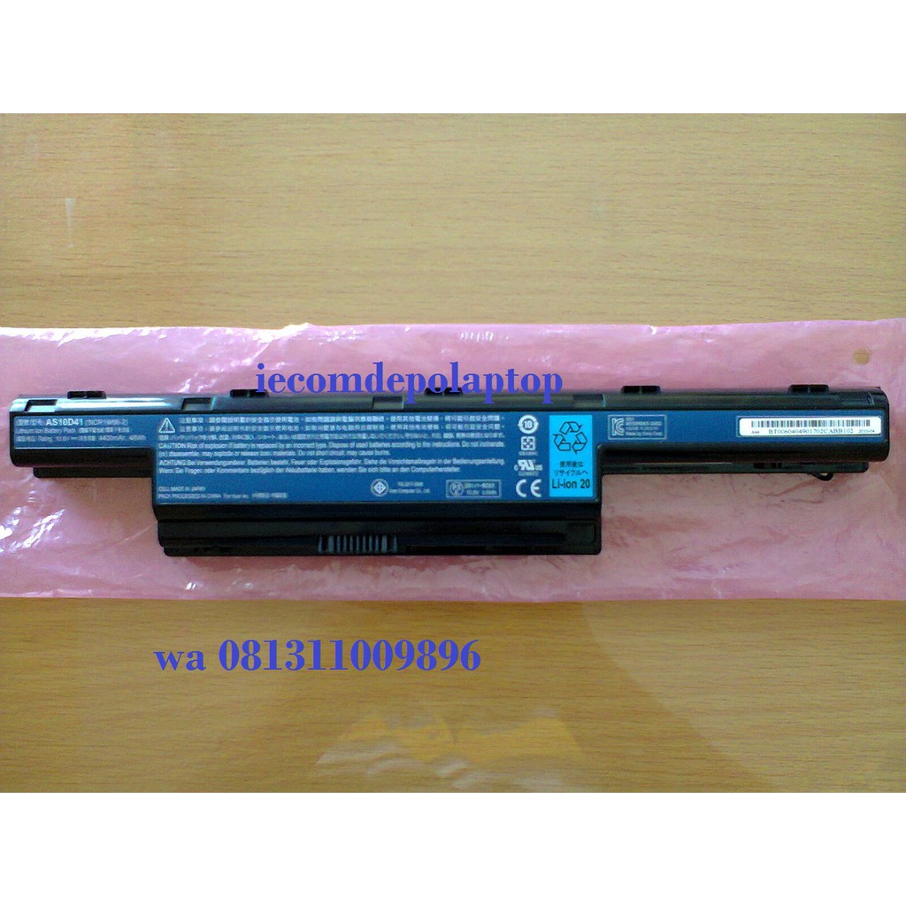 Baterai laptop Acer Aspire 4750 4750G 4750Z 4752 4752G 4752G original