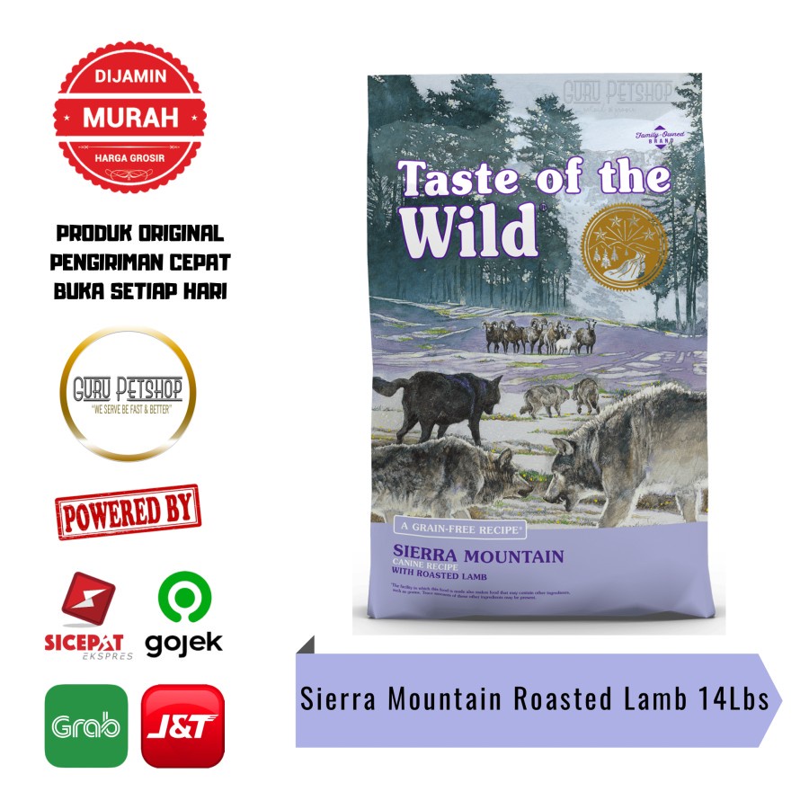 Taste Of The Wild Sierra Mountain Roasted Lamb 14Lbs TOTW Lamb 6.35kg