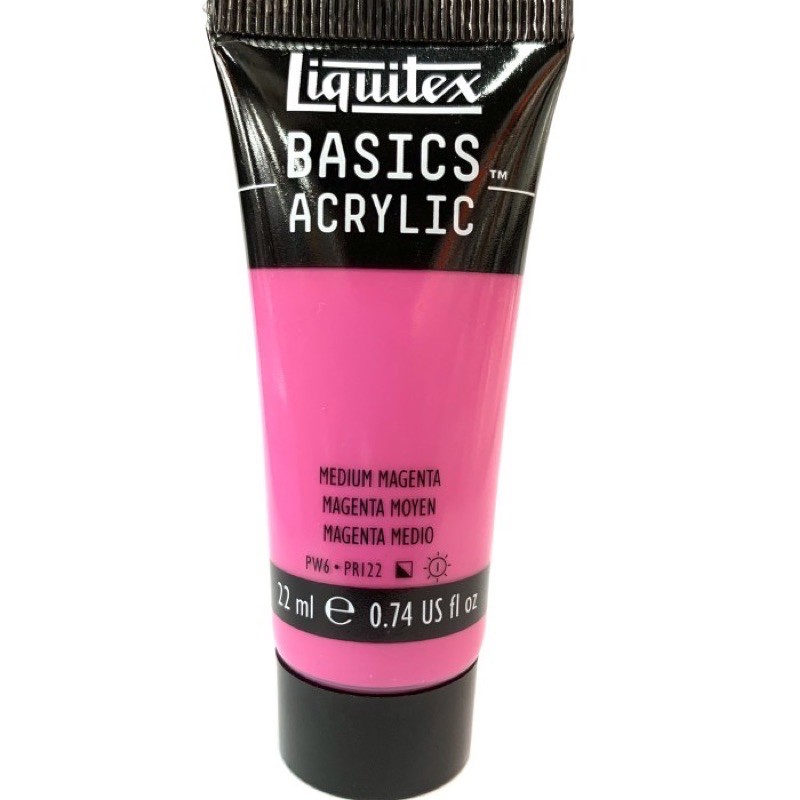 

Cat Acrylic Liquitex Basics 22ml Medium Magenta