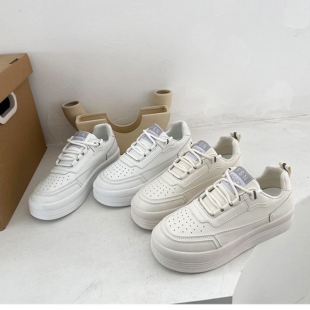 SW37 Sepatu Sneakers Tali Wanita Import Korea - Sepatu Import Sneakers Wanita - Sepatu Kanvas Import