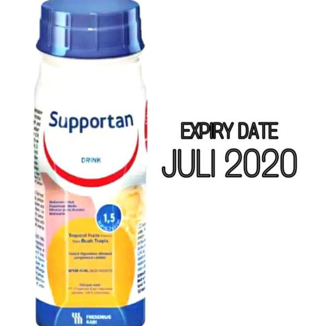 

Supportan Drink Tropical Fruits 300 Kalori 200 Ml Kode 173