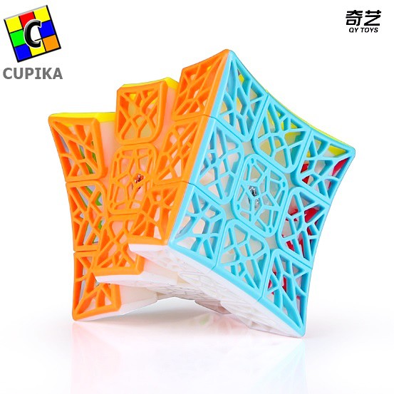 Rubik 3x3 Qiyi Dna Concave speed magic cube Mainan Anak Logic Game