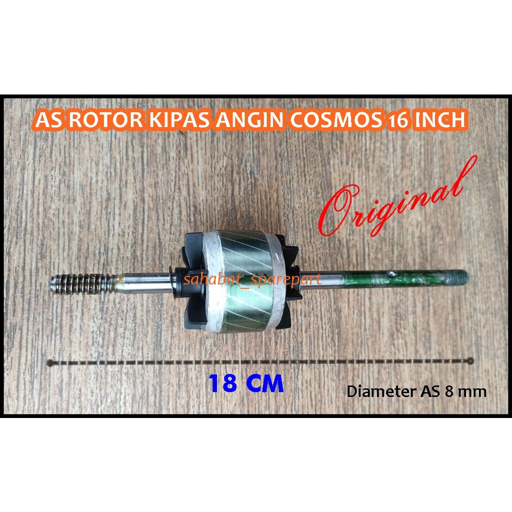 AS ROTOR KIPAS ANGIN COSMOS 16 INCH BODI DINAMO BULAT ORIGINAL