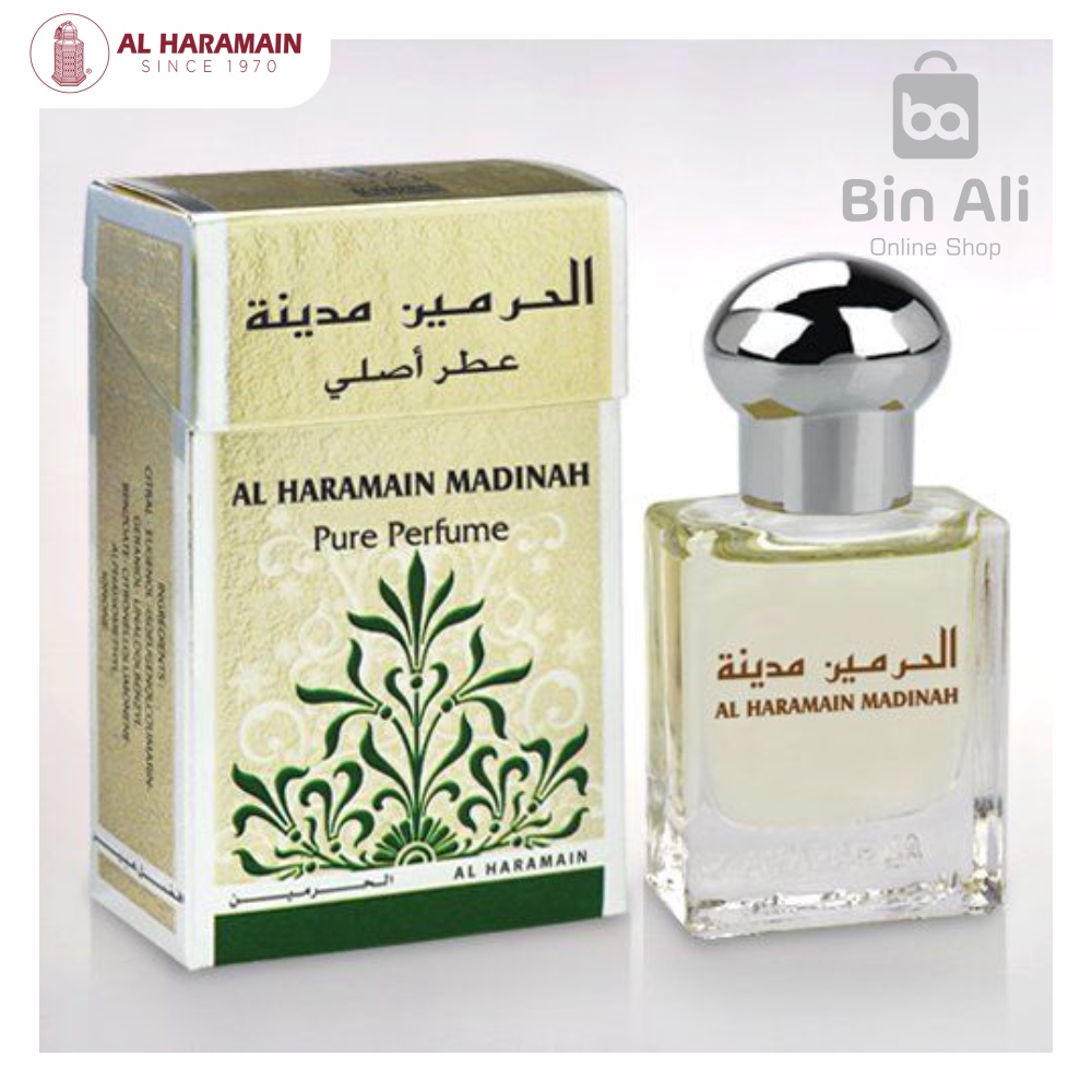 Parfum Al Haramain Madinah 15ML Original Non Alkohol