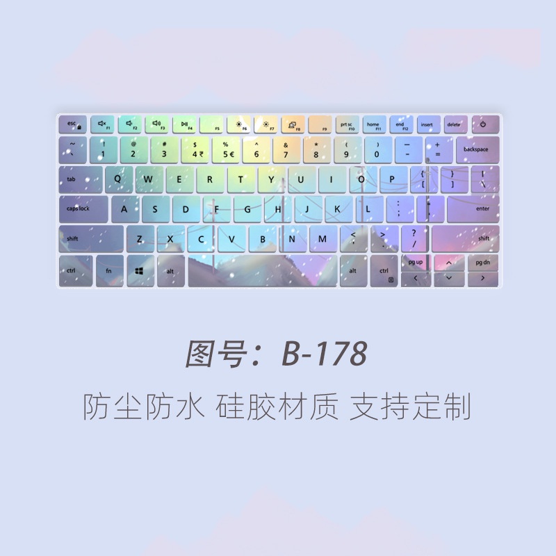 Film Pelindung Keyboard Motif Kartun Bunga Untuk Dell Vostro 5000 13.3 Inch 5390 Vostro 14 3400 3405 3401 Inspiron 13 7000 7391 5390 Vostro 14391 5439