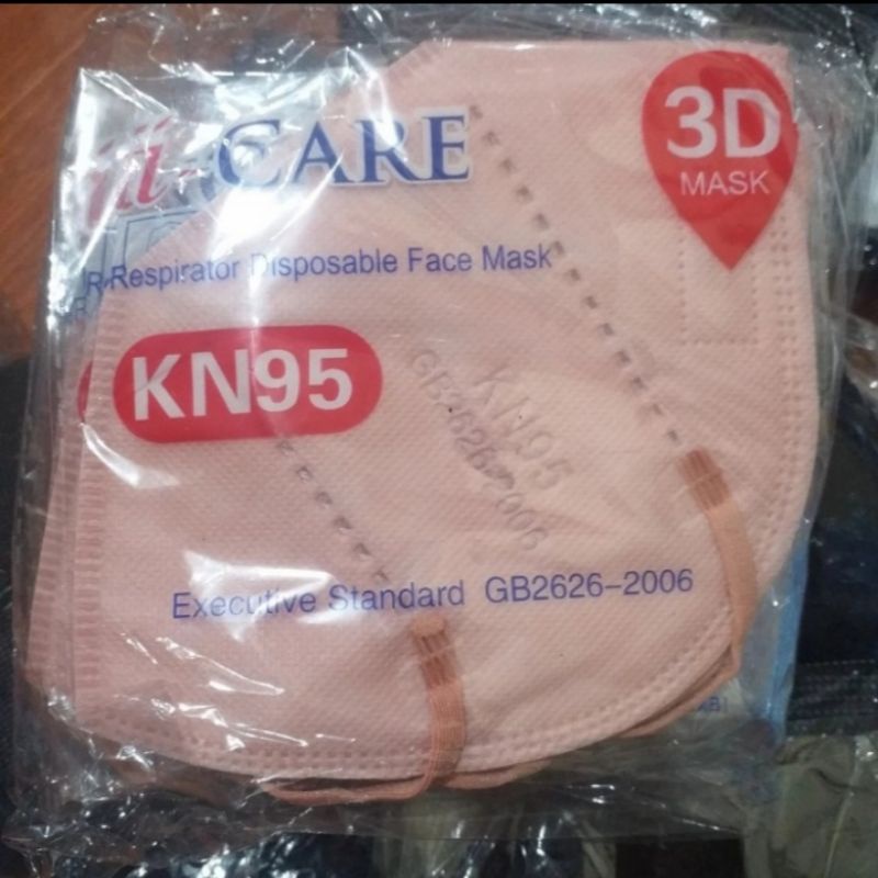 masker KN95 icare 5ply single pack, Hrg untuk isi 10pcs/pack
