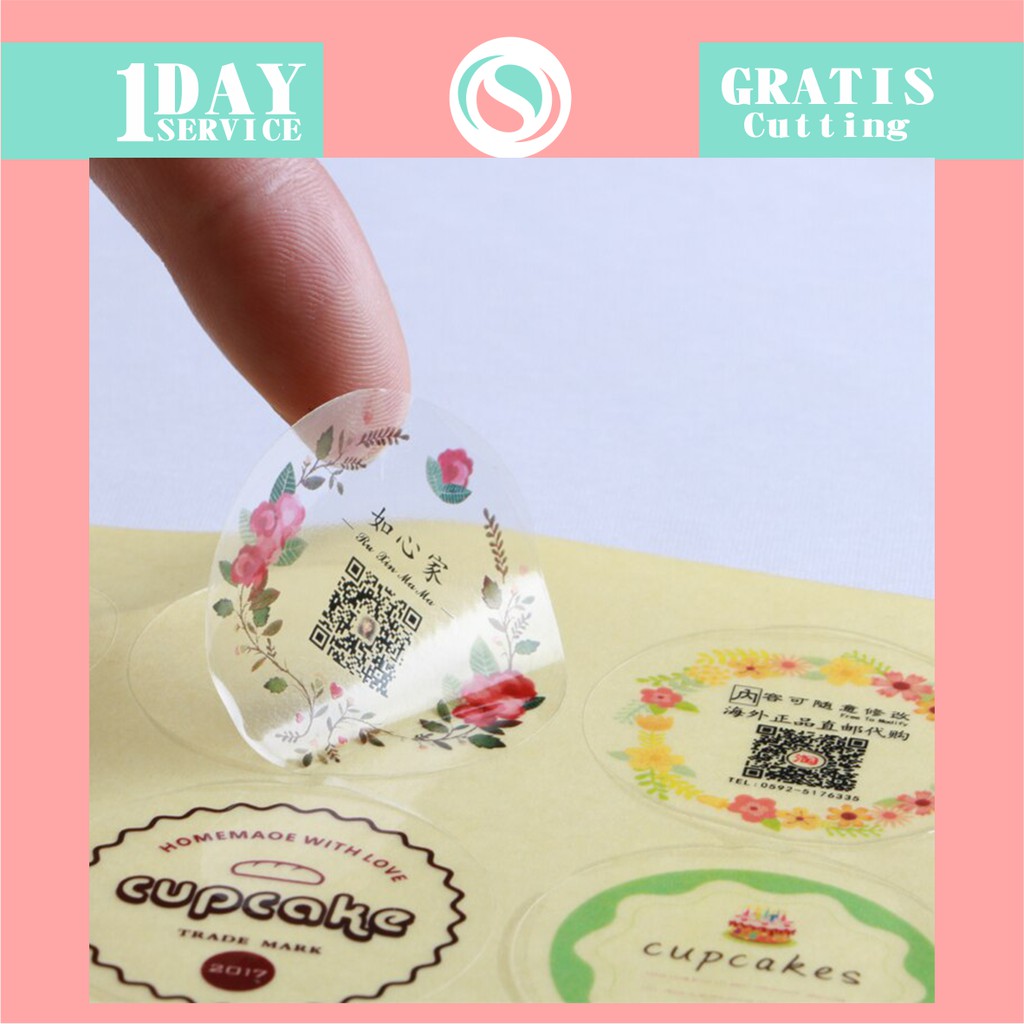 

PRODUK SBV 1-5 CETAK STICKER KEMASAN LABEL PRODUCT PRODUK KUE STIKER OLSHOP BISNIS CUSTOM KW