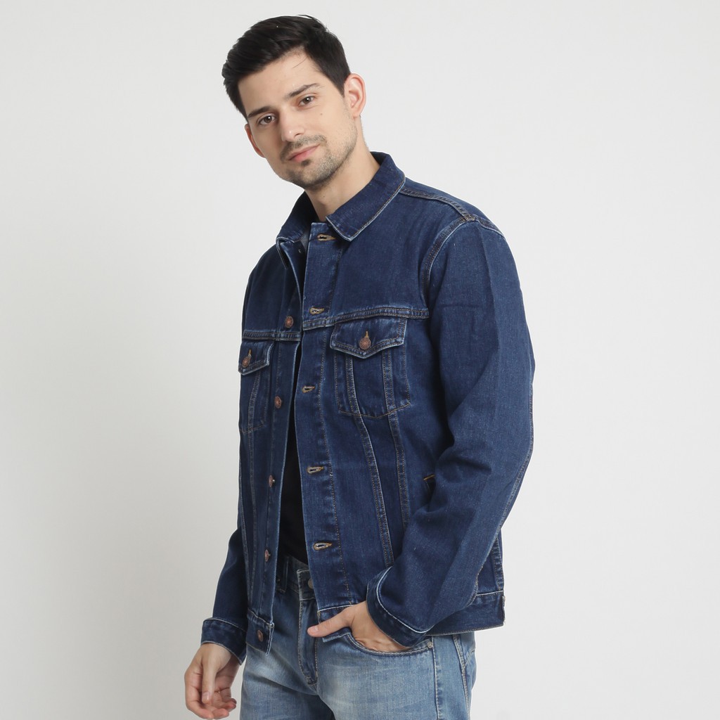 JAKET MURAH COCOK LEBARAN HARI RAYA / Edwin Jaket Jeans Unisex Manhattan 03 Slim Fit
