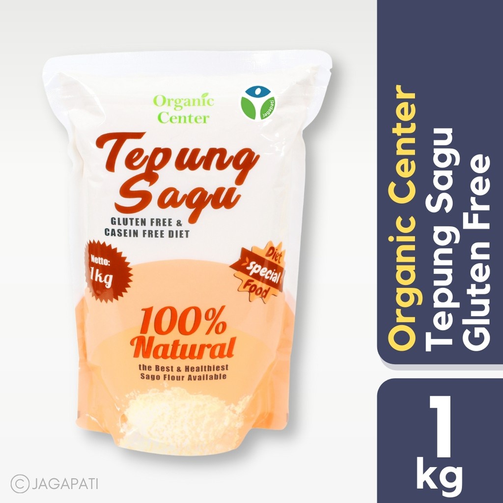 organic center tepung sagu 1kg | gluten free