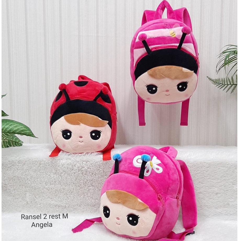 Ransel 2Rest M Angela/tas sekolah anak paud/ransel anak perempuan/Kado Tas Anak/Tas Karakter/ransel Angela