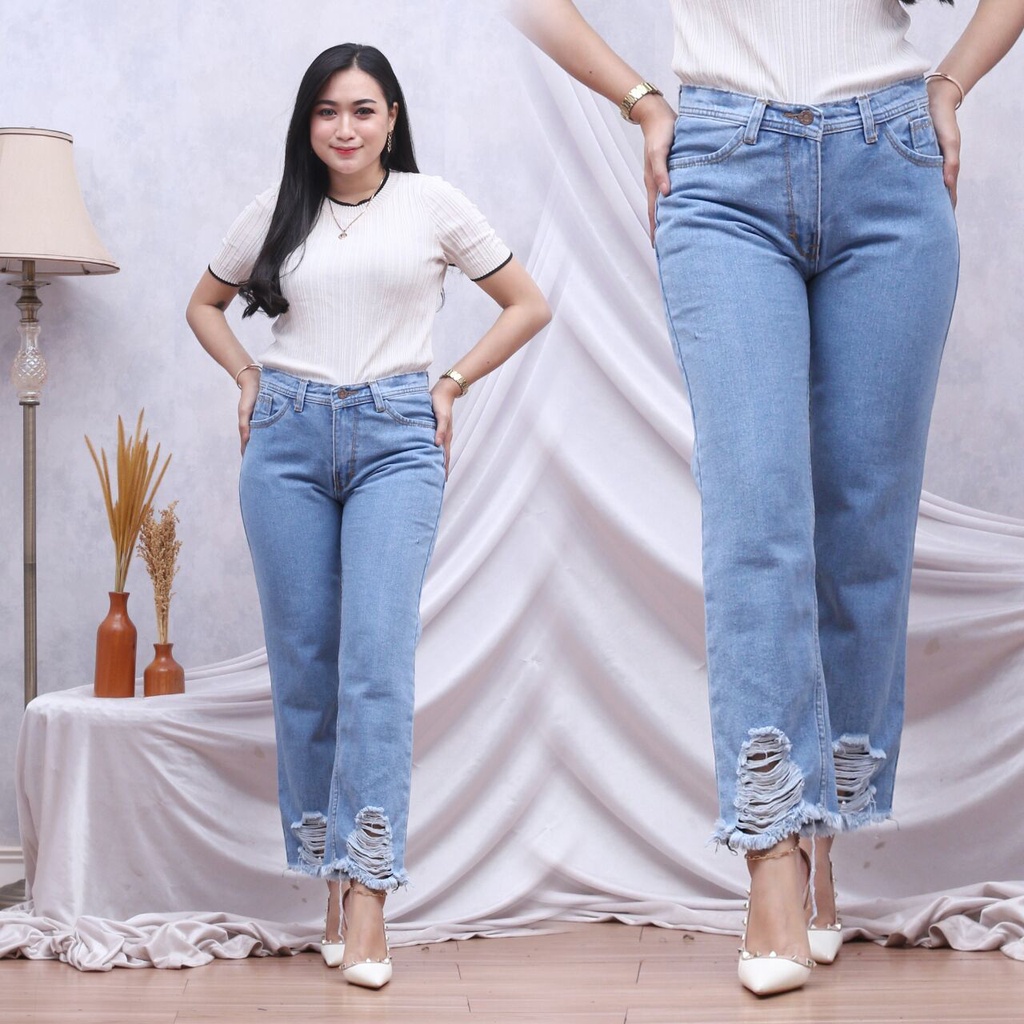 HW BASIC PREMIUM HW JEANS / CELANA HIGHWAIST JEANS / HAIGH WAIST JEANS / HW MURAH