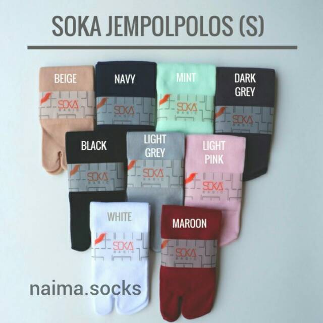 Jual Kaos Kaki Soka Jempol Basic Polos Semata Kaki Standard Shopee Indonesia