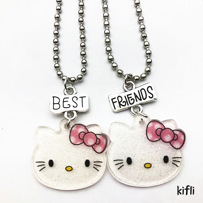 Lucu Hello Kitty,Buddy Pendant Baru,Gadis Hati Kalung Versi,Korea Aksesoris Populer