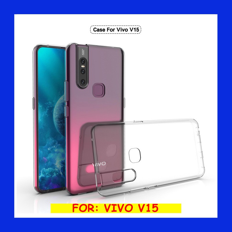 Vivo V15 - Clear Soft Case Transparan Casing Cover