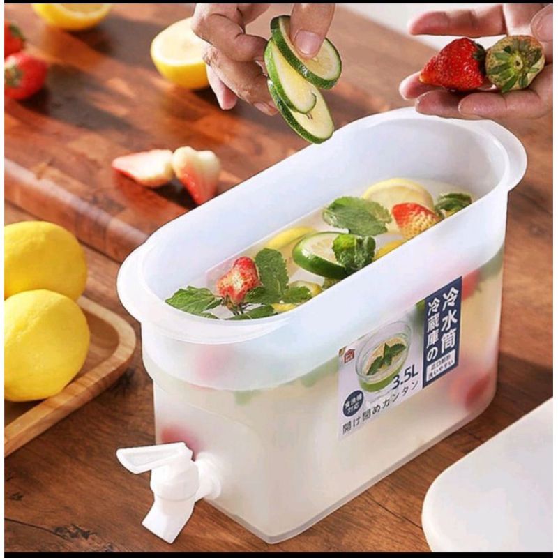 DISPENSER JUS PORTABLE MINUMAN KULKAS 3,5L