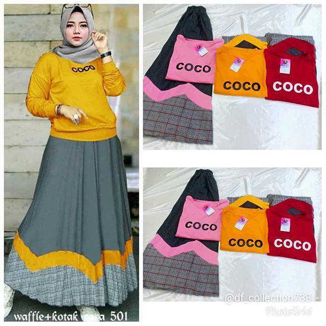 SETELAN COCO ROK PANJANG