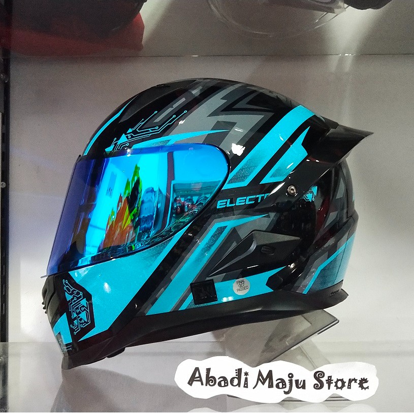Helm Snail FFS1 Electric Aqua Blue Spoiler 3D Original