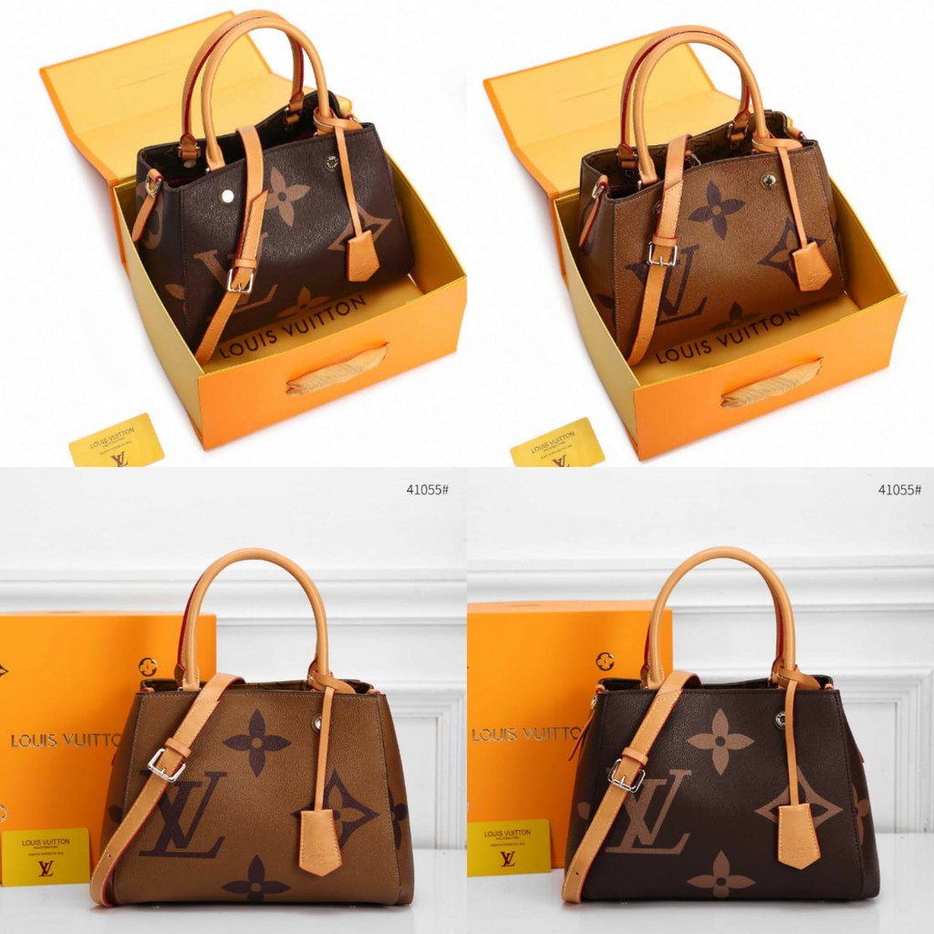 Tas LOUIS VUITTON LV MONTAIGNE 41055 CVB 50 batam impor original fashion branded reseller sale