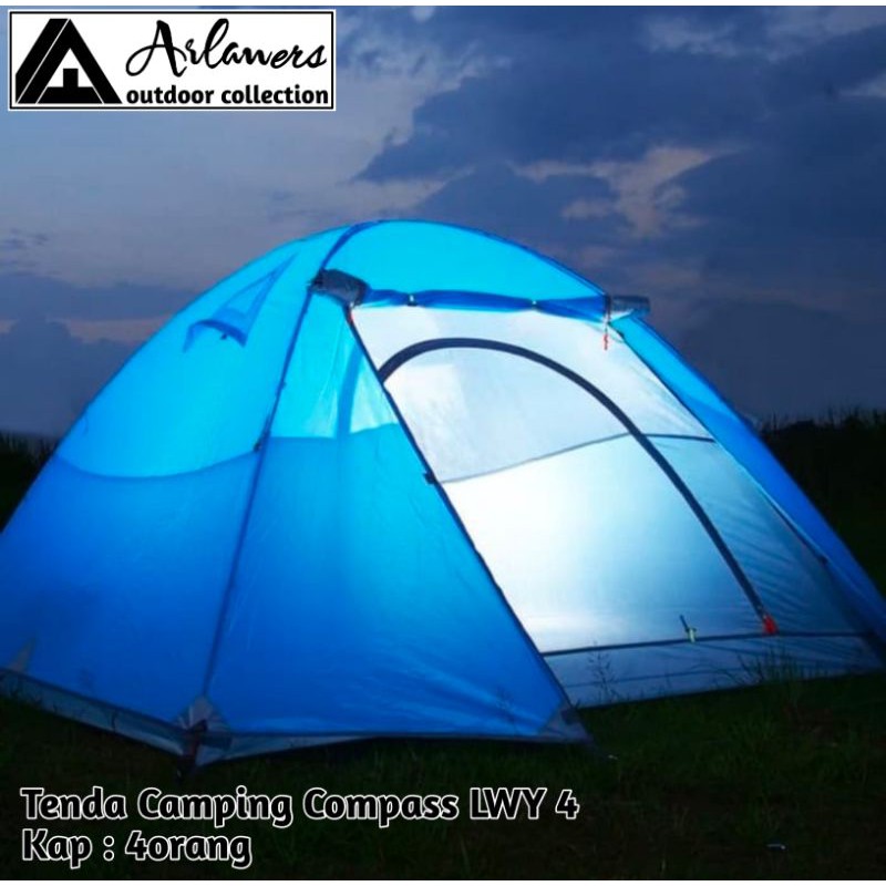 Tenda Camping UltraLight Frame Alloy (aluminium) Compass LWY 4