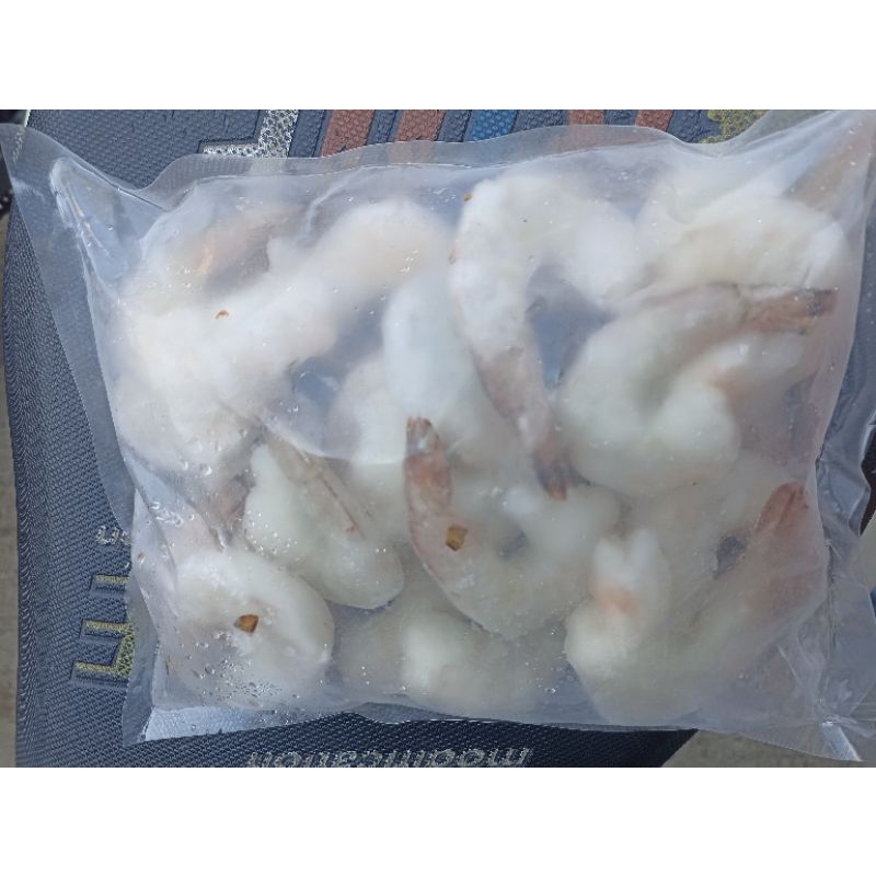 

udang kupas bersih size L kemasan 500 gram