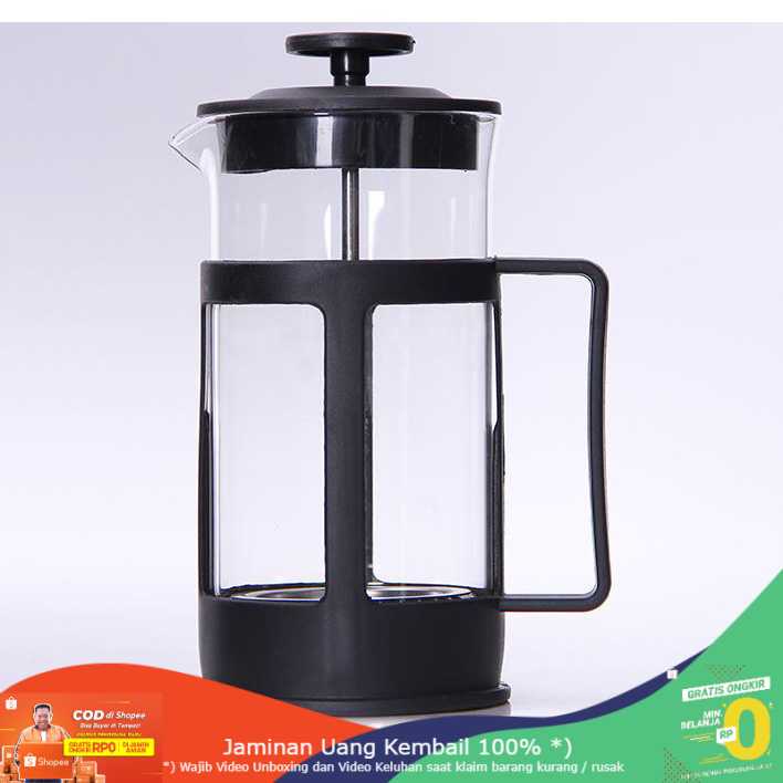 (BISA COD) RVOSTR  French Press Coffee Maker Pot - KG73I