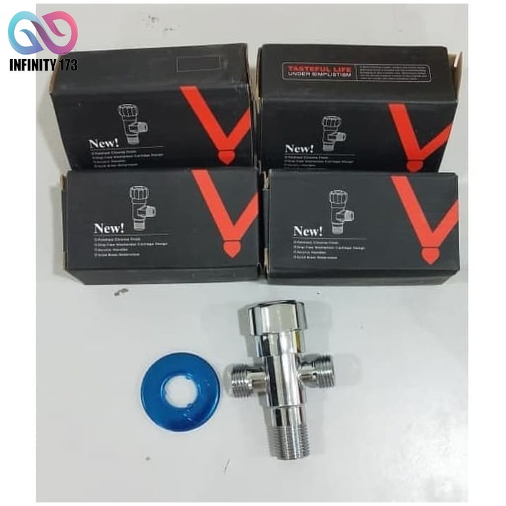 Stop Kran Cabang Kran T Shower Closet Jet Closet mahkota INFJ