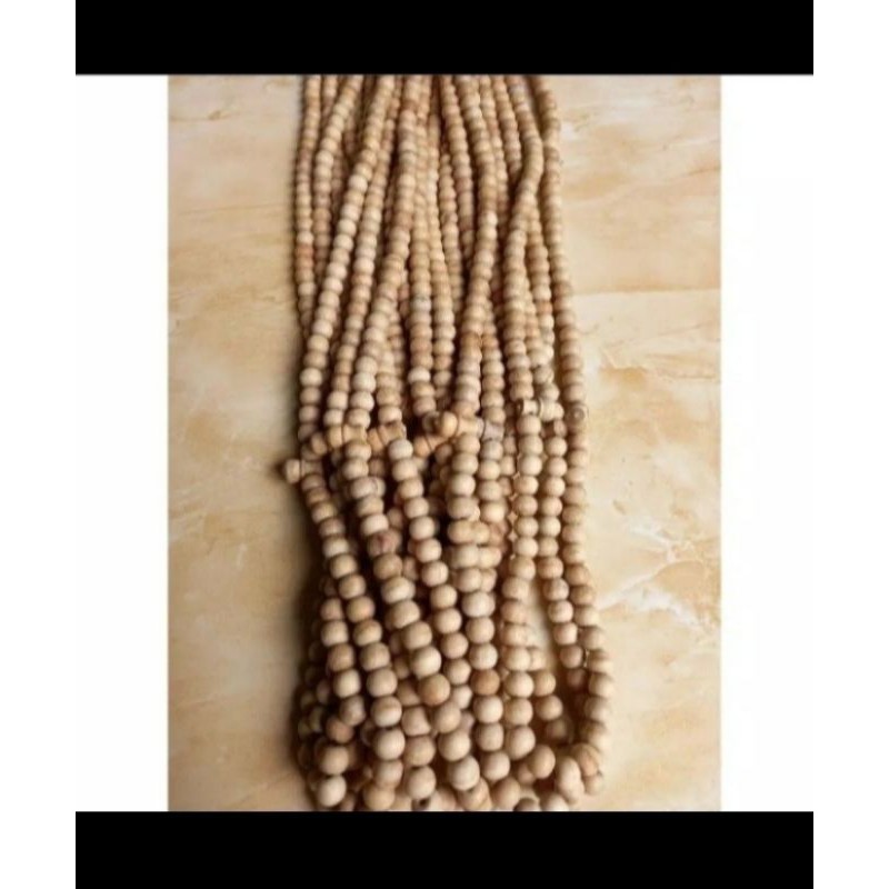 Tasbih kayu cendana asli 7mm tasbih cendana wangi