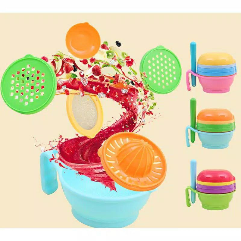 LZ.P28 mangkok makan bayi 9in1 serbaguna. baby food grinder. baby food processor