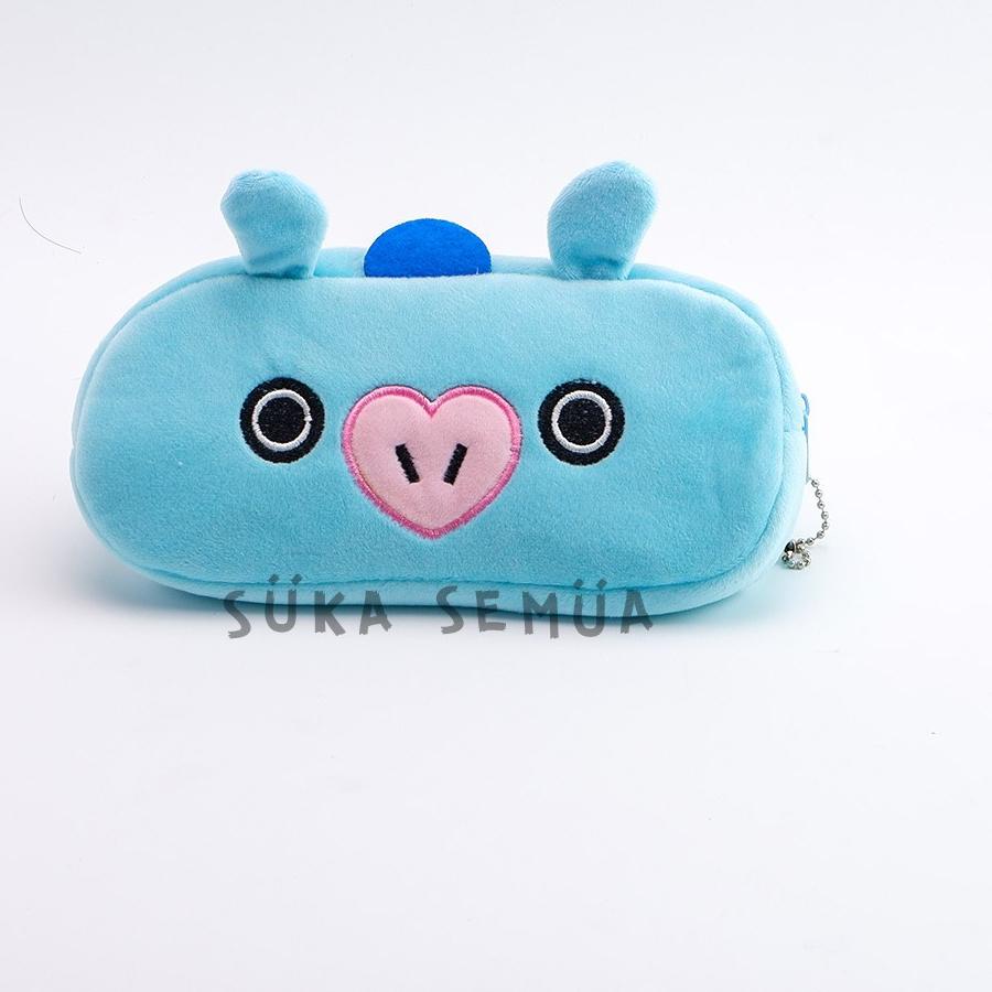 

Termurah!! (lba-491) Tempat Pensil BT21 Plushy // Kotak Pinsil Wadah Plushie Empuk Bulu Halus Bangta
