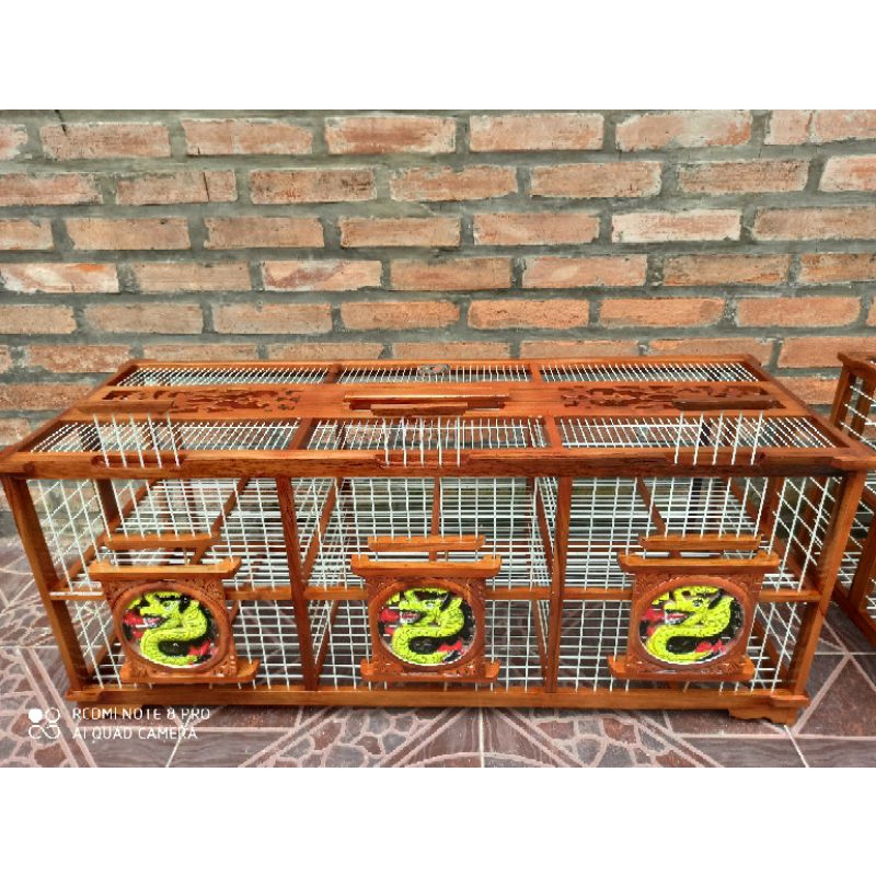 DONGDANG MERPATI JUMBO 3 PASANG JN-DONGDANG MOTIF NAGA DONGDANG KAYU JATI MURAH