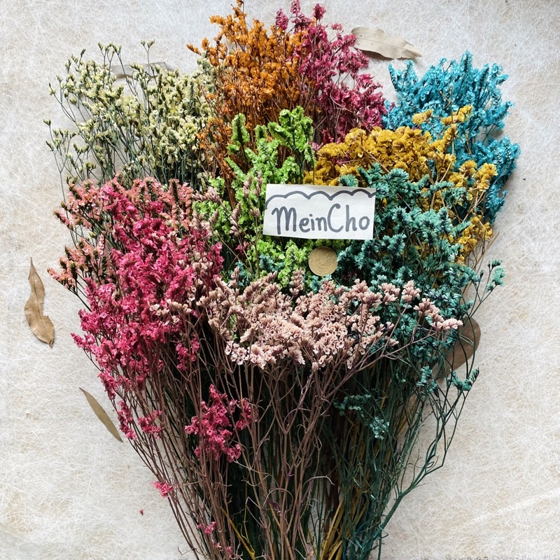 (25-100gr) GROSIR Bunga Kering LIMONIUM STATICE Million Flower Rustic Import Aesthetic Rustik Tangka