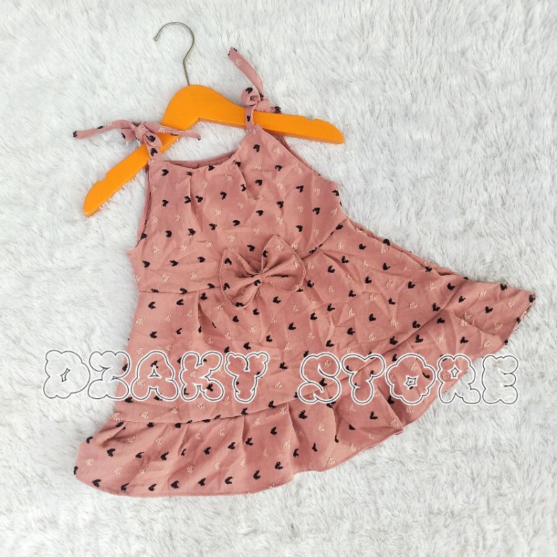 DRES TALI PUNDAK ANAK PEREMPUAN 0-2 TAHUN