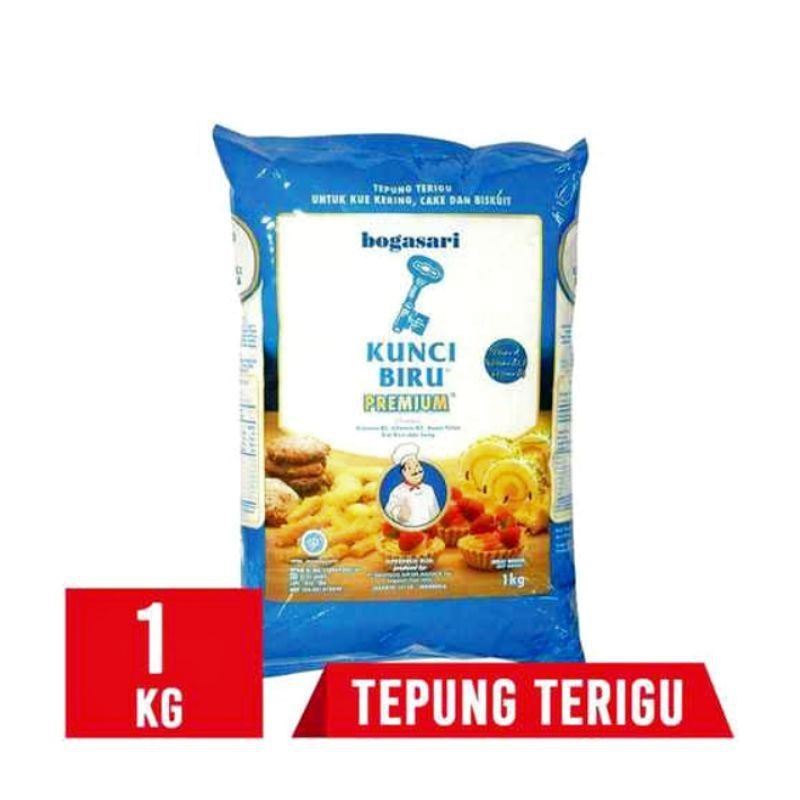 

Bogasari Tepung Terigu Kunci Biru 1KG