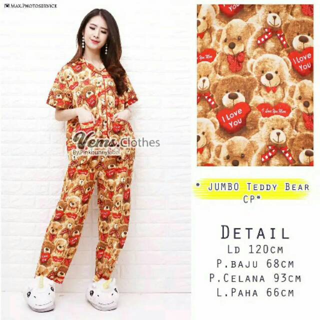 Setelan piyama katun wanita setelan baju santai batik Setelan piyama katun wanita setelan baju santai batik
