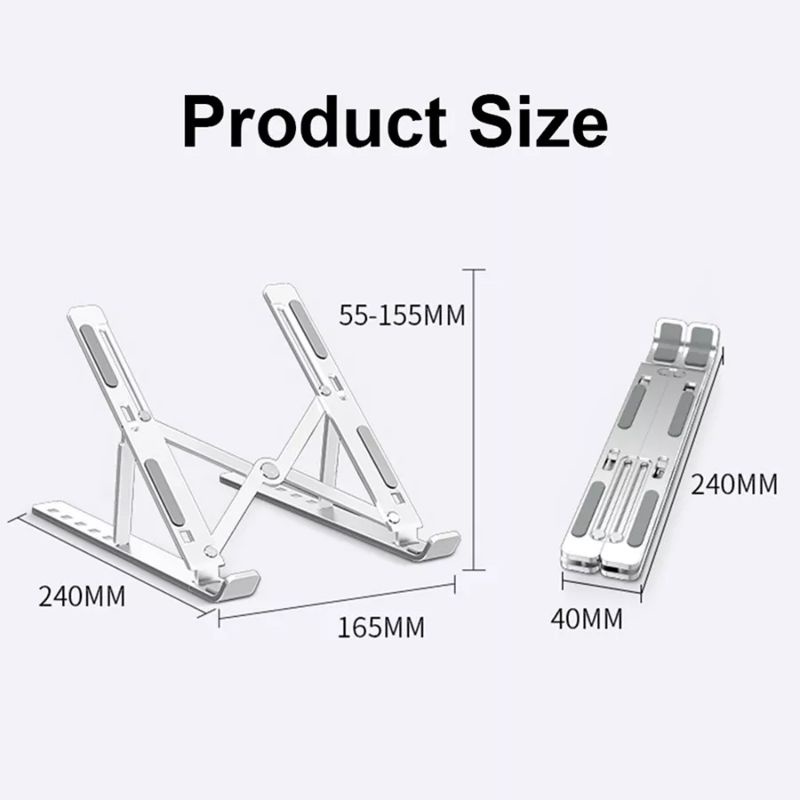 Stand Laptop Aluminium/ Stand Holder Laptop Aluminium