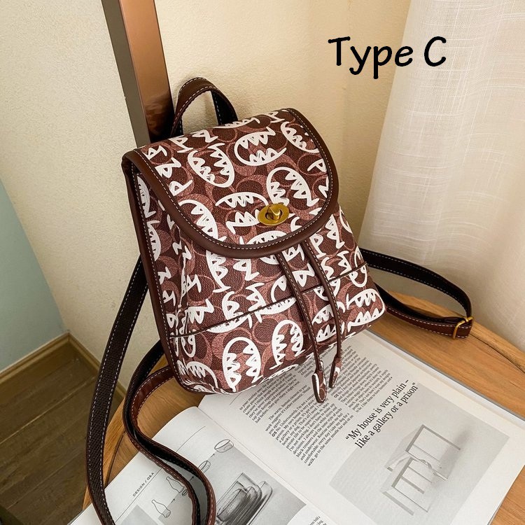 iBag GTF 318 !! BACKPACK FASHION WANITA IMPORT MOTIF MACAM MINI RANSEL