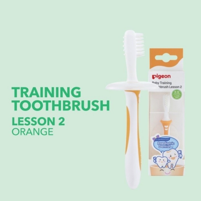 PIGEON Training Toothbrush Lesson 1/2 - Sikat Gigi Bayi