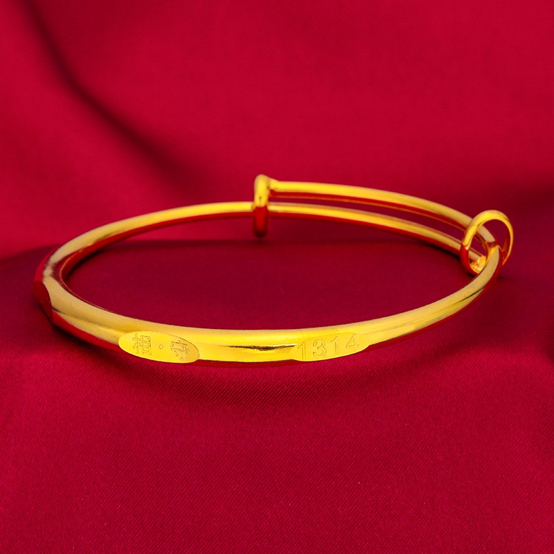 Perhiasan Gelang 24K Bangkok 520 Model Dorong Tarik Untuk Wanita Forever