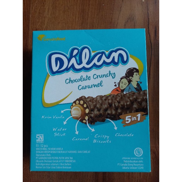 

Dilan chocolate crunchy caramel 23g @12pcs