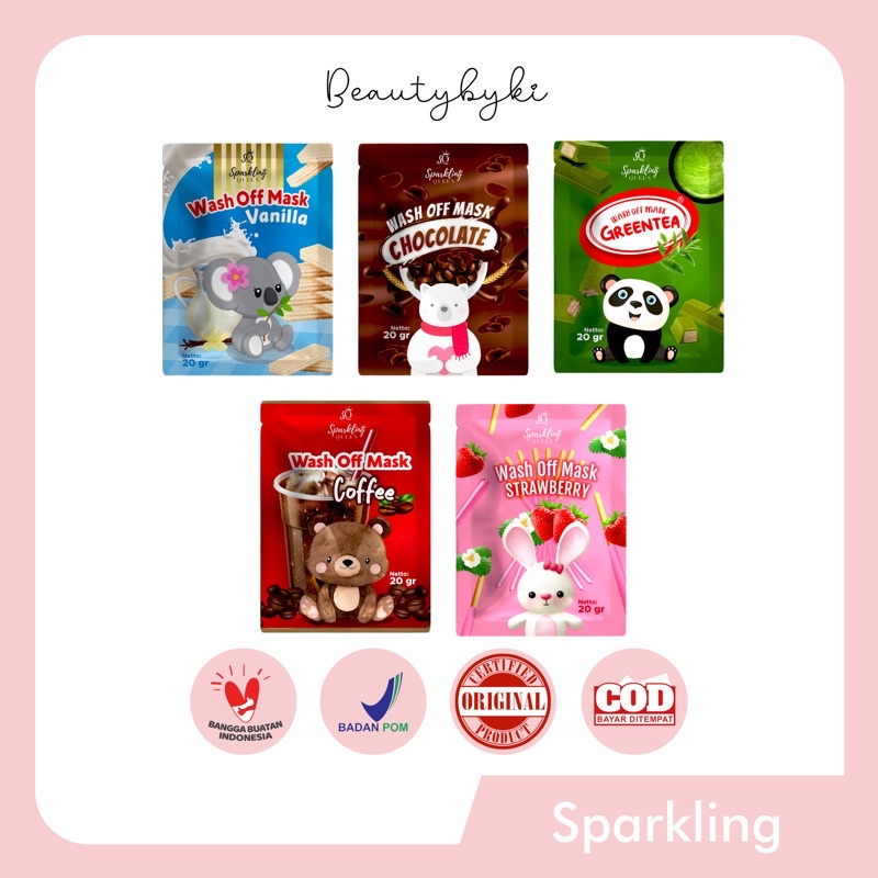 Masker Organik Sparkling Snack Series BPOM