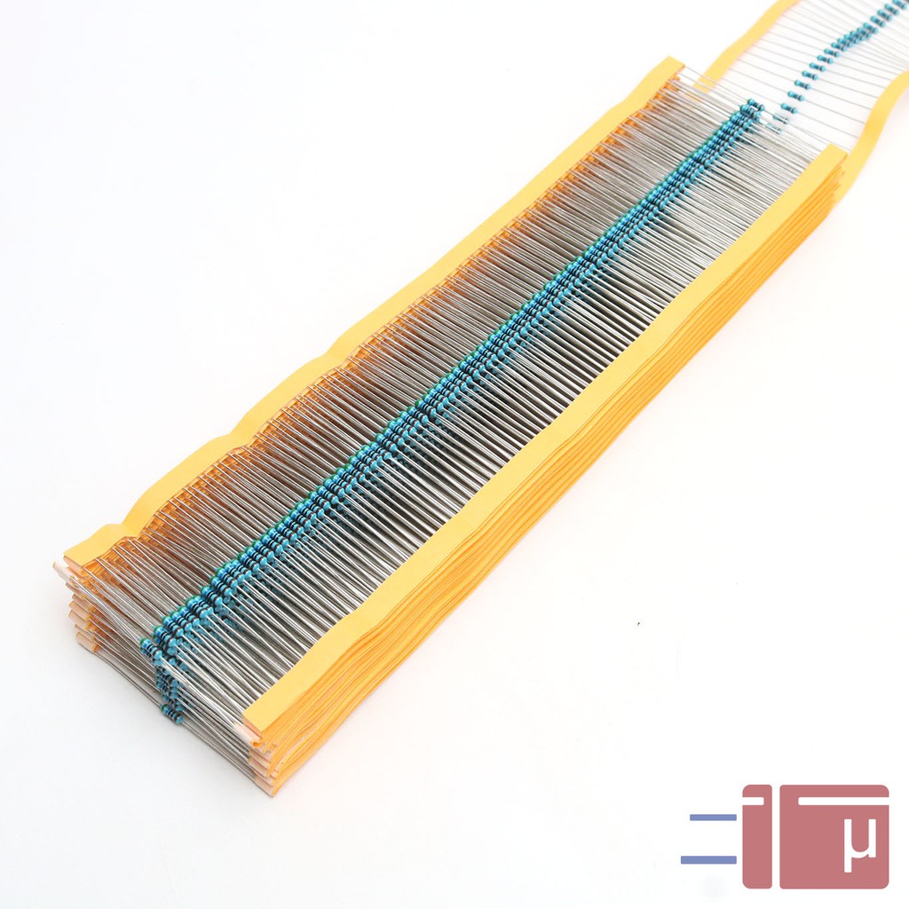 x10 Resistor 560R 560 Ohm 1/4W Metal Film 1% Taiwan Kaki Tembaga