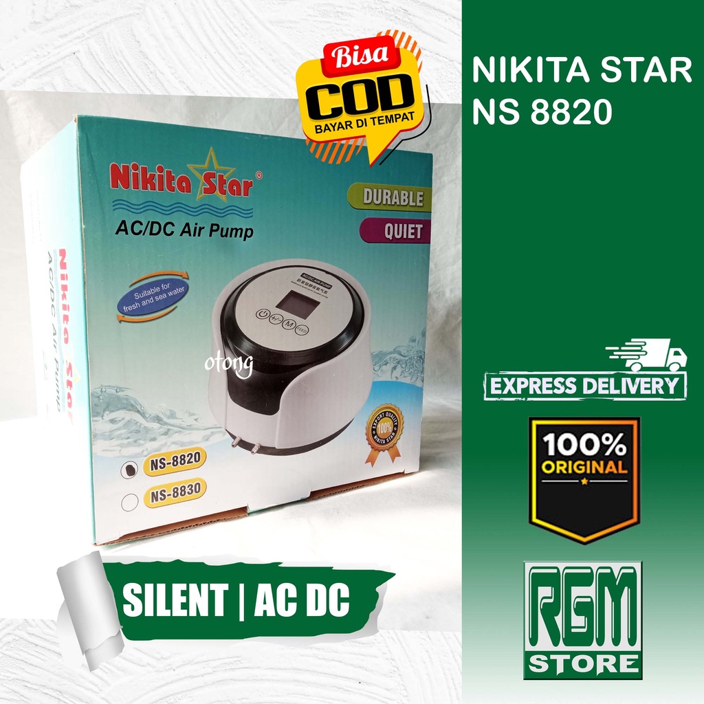 NIKITA STAR NS 8820 NS8820 AERATOR ACDC AC DC PORTABLE AIRPUMP