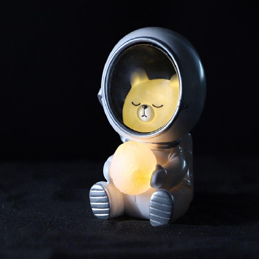 REBUY Lampu Tidur Lucu Spaceman Astronot Galaxy Guardian Hiasan Kamar Tidur