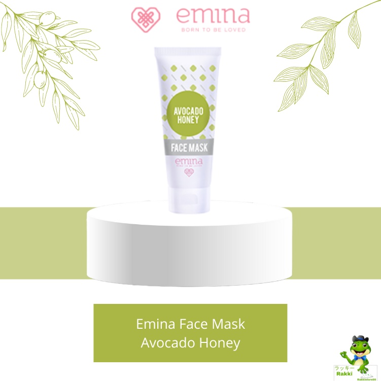 ❣️Rakkistore99❣️Emina Face Mask Avocado Honey 60ml (100% Original)