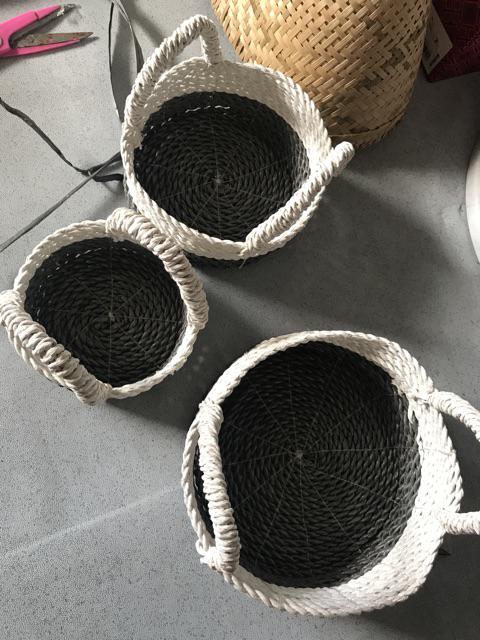 (krj05) Keranjang Pandan Set 1 Set Anyaman Pandan