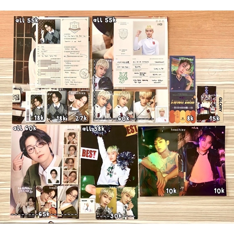 CLEARANCE SALE KEVIN THE BOYZ TBZ PHOTOCARD PC SEASON GREETINGS 2021 2022 SG21 SG22 3RD 4TH KIT FANK